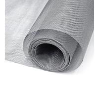 Window Screen Door Mesh, King&Charles Window Screen Replacement/Repair Kit, 48”x118” Fiberglass Gray Mesh, Durable&Visibility & Cuttable & Washble, Easy to Replace/Install/DIY.