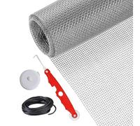 Window Screen Mesh - Window Screen Replacement Kit | 157x47 Inch Heavy Duty Mesh Roll for Sliding Doors, Durable Net for Repairing Porch or Patio, Pet Resistant Window Screen Repair