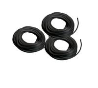 Window Screen Spline, (.125" x 40ft +.14" x 40ft +.16" x 40ft) 3 Sizes in 1 Kit - Screen Retainer Spline for Window Screen Replacement, Black, Tooltriz