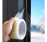Window Seal, Draught Excluder Tape for Windows and Doors, 4.8 cm x 8 m Window Draft Seal to Block Drafts and Cold Air, No Residue Sealant for Winter