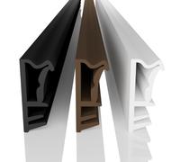 Window Seal Sash Fold Seal Groove Width 5 mm / Fold 12 mm Made of TPE High-Quality Wooden Window Seal Window (Brown 10 m)