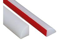 Window Seal Strip,Draft Excluder Triangle Silicone Water Stopper Bathroom and Kitchen Barriers Self-Adhesive Stop Floor Partition Strip(200CM)