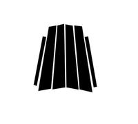 Window Seal Strip For BMW For X1 E84 2010-2015 Window Pillar Posts Cover B C Column Stickers Gloss Black Car Door Seal Strip