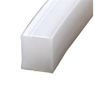 window seal strip,gap solid Silicone Rubber Strip Anti Oil High Temperature Seal Gasket Square Weatherstrip 4mm to 30mm 1 Meter excluder(5x50mm)