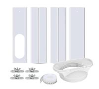 Window Seal with Window Adaptor Kit for Portable Air Conditioner, Adjustable Window Seal Plates, Ac Vent Kit for Sliding Glass Doors and Windows, Air Conditioner Vent Tube Hose Adapter Accesso/196