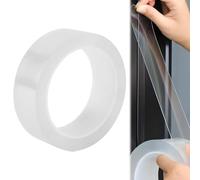 Window Sealing Tape No Residue 3cm x 10m for Winter Rain Dust Door Draft Stopper Excluder Wall Corner Roof Waterproof Weather Sealant Isolation Save Adhesive Strip for Bathroom Bedroom Kitchen Toilet