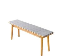 Window Seat Cushion Kitchen Bench Seat Pads Rectangle Seating Cushion for Patio Living Room, Soft Non-Slip Furniture Pad Swing Dining Chair Long Seat Mats (90x35x1.5cm,Grey)