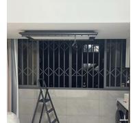 Window Security Bar for Toddler, Pet & Elderly Safety - Fall Prevention Lock, Adjustable Window Safety Net & Folding Gate (80x50cm / 32x20in)