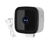 Window Security Camera, 5.3x4.2cm ABS AI Detection Device with Built-In Microphone and Speaker, High-Visibility Safety Camera for Homes Monitoring