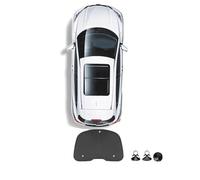 Window Shades For Tesla For Model 3 Highland 2024 2025 Magnetic Car Sunshade Shield Front Windshield Frame Curtain Net Rear Side Window Sun Shade Windscreen Sun Shade(Rear 1pc)