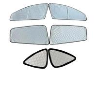 Window Shades Privacy Thick Sun Shade For Tesla For Model 3 Y X S 2025 Side Window Sunshade Front Rear Windshield Skylight Blind Blocking Shading(MS 6p side window)