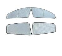 Window Shades Privacy Thick Sun Shade For Tesla For Model 3 Y X S 2025 Side Window Sunshade Front Rear Windshield Skylight Blind Blocking Shading(MS 4p side window)