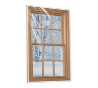 Window Shrink Film Insulation Kit - Transparent Thermal Protector - Reusable Thermal Barrier for Home Bedroom Classroom Winter Studio Garage Summer