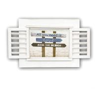Window Shutter Wooden 7x5 inch Photo Frame White