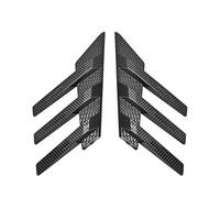 Window Side Shutter Cover Car Rear Windshield Sticker Decoration Accessory Side Spoiler Splitter Trim Triangle Louver Window Sunshade for Cars Automobile Window Mouldings(Style2)