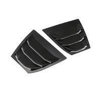 Window Side Shutter Cover Fit For 3 Axela 2014-2018 Side Rear Louver Window Shutter Cover Trim Sticker Vent Scoop ABS Cars Accessories Automobile Window Mouldings(Matte black version)