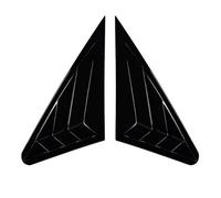 Window Side Shutter Cover Fit For A3 S3 8V Sedan Version 2014-2020 Car Rear Window Shutter Cover Trim Louver Side Vent Automobile Window Mouldings(Gloss Black)