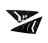 Window Side Shutter Cover Fit For Golf 7 MK7 .5 2013~2019 Car Front Triangle Window Louver Side Shutter Blind Shades Cover Trim Automobile Window Mouldings(Gloss Black)
