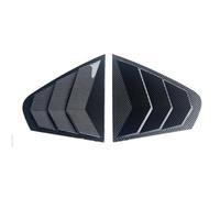 Window Side Shutter Cover Fit For Jetta MK6 2012-2018 Car Rear Window Louver Shutter Cover Side Vent Blinds Trim Sticker Automobile Window Mouldings(Carbon Look)