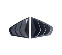Window Side Shutter Cover Fit For Jetta MK6 2012-2018 Car Rear Window Louver Shutter Cover Side Vent Blinds Trim Sticker Automobile Window Mouldings(Carbon Look)