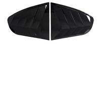 Window Side Shutter Cover Fit For Octavia 2008-2012 Car Rear Louver Window Side Shutter Cover Trim Sticker Vent Scoop ABS Carbon Fiber Automobile Window Mouldings(Carbon)