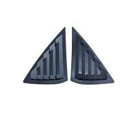 Window Side Shutter Cover Fit For Sentra Sedan 2013-2019 Car Rear Louver Window Side Shutter Cover Trim Sticker Vent Scoop ABS Carbon Fiber Automobile Window Mouldings(Gloss Black)