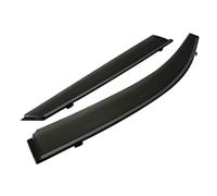 Window Side Visors Compatible With RX350 RX400 RX450H 2010 2011 2012 2013 2014 2015(Chrome Strip-Carbon)