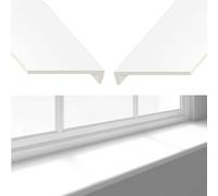 Window Sill Capping Board - Square Edge Window Board Sill Cover - Plastic Window Cill Cover - 300mm (W) x 1.25 Metre (L) x 9mm (T)
