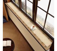 Window Sill Cover，，Extra Long Dustproof Window Sill Mat, Decorative Balcony Pad, Cut to Fit, 2mm Thick, 12x39in (30x100cm) - Durable Protection for Windowsills & Balconies