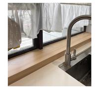 Window Sill Cover，，Extra Long Waterproof Window Sill Cover - Woodgrain Finish Protector, Easy Setup Ledge Guard, Beautifying & Concealing Device, 130cm (51in) x 25cm (9.8in)