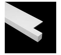 Window Sill Cover，，Extra Wide Pure White Window Ledge Cover for Bay Windows, Durable Replacement Board with Nose, Apartment Sill Protector & Guard for Enhanced Aesthetics