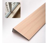 Window Sill Cover，，Home Window Sill Protector Guard, Wooden Trim Capping for Bay Windows, Bathroom & Living Room Edge Cover, 80x25cm (31.5x9.8in) - Durable & Stylish