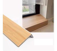 Window Sill Cover，，Waterproof PVC Window Sill Cover - Bright Ledge Protector, Cuttable Replacement Plate for Home Decor - Light Brown, 60x20in & 24x8in - Ideal for Renovation & Protection