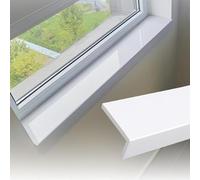 Window Sill Cover，，Waterproof White Window Sill Protector - Cuttable PVC Replacement Plate for Bay Windows, Countertops & Ledges - Durable Guard for Home, Hotel, Kitchen & Bathroom (40x10cm)