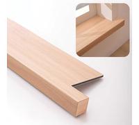 Window Sill Cover，，Waterproof Window Sill Nosing Protector with Woodgrain Trim, 60x10cm Decorative Ledge Guard for Hotels, Lofts, and Dorms - Durable & Stylish Cover