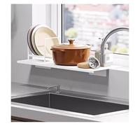 Window Sill Extender for Indoor Plants, Magnetic Base No-Drill Countertop Extension, Easy Installation Carbon Steel Ledge Shelf (20x60CM)