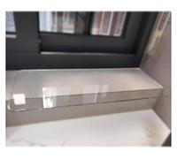 Window Sill Extender Plate， Acrylic Window Sill Extender Shelf No Drill Multiple Sizes(50x15cm(19 11/16 x 5 15/16"))