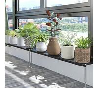 Window Sill Extender with Adjustable Support Legs, Space-Saving Shelf for Windowsill and Balcony, Fits Height 18-32cm, Ideal Countertop Extension, 120x30cm