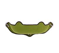 Window Sill Hammock Pet Cat's EVA Felt ClothNest Suction Cup Sunning Wall Bed Glass Hanging Cat Stable Comfortable(Green)