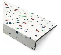 Window Sill Ledge Cover Nose, Tile Finish Bay Windows Sill Board Capping, Windows Edge Protector Plate for Bathroom/Living Room，Bay Windows Edge Protector Plate，for Dorm/Hotel/Office(31.5x11.8in)