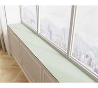 Window Sill Protector Mat, Easy Clean Cushioned Liner for Bedroom, Living Room, Scratch Guard Pad to Protect Window Ledges(Green,10x290cm)