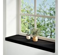 Window Sills Made of Solid Oak Wood, Set of 2, 70 x 25 x 2 cm, Dark Brown, Painted, Ideal for Interior Windows, Renovation, Assembly, Insulation, Seal and Facade