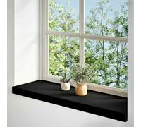 Window Sills, Pack of 2, Dark Brown, 90 x 30 x 2 cm, Solid Oak Wood, Mounting Accessories for Indoor Window Frame, Frame and Frame, Installation for New Construction and Renovation, Heat Protection