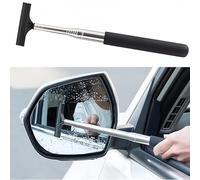 Window Squeegee, Car Window Scraper, Wing Mirror Squeegee, Car Windscreen Squeegee, Side Mirror Squeegee, Wing Mirror Wiper, Portable Vehicle Interior Exterior Accessories for Rainy Foggy Weather