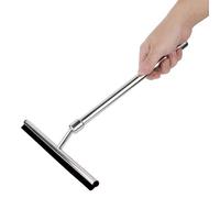 Window Squeegee Cleaner, Floor Squeegee High Windows Glass Washing Equipment Rubber Wiper for Glass Door, Floor, Tile, Window, Car Glass, 60cm