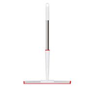 Window Squeegee - Shower Glass Cleaner, Streak Free Mirror Wiper, Bathroom Squeegee | Ergonomic Handle, Durable Mop Accessories with Hooks for Kitchen, Patio, Garage, Floor, Hotel