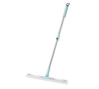 Window Squeegee Shower Squeegee, Extendable Window Wiper with 90° Swivel Head, Foam Handle, Metal Pole & Removable Rubber Blade, Bathroom Glass Cleaner for Shower Screen Mirrors Tiles