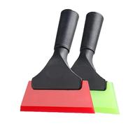 Window Squeegee with Handle,2 PCS Bathroom Squeegees Silicone Squeegee Mirrors Squeegees Car Window Squeegee Small Squeegee Car Film Scraper Decal Applicator for Glass Doors Mirror Car Windshield