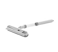 Window Squeegee with Squeegee and Extendable Pole - Extendable Dust Remover Cleaning Brush - Glass Scraper - For Use in Bathroom, Shower, Glass Doors, Windshield, Home, Dormit