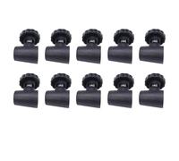 Window Stay Lock Replacement Knobs, Campervan Window Stay Lock Heavy Duty Polyplastic, RV Windows Lock Support Rod Plum Knob, Heavy Duty Poly Plastic Black Lever Knob for Caravan Motorhome Camper